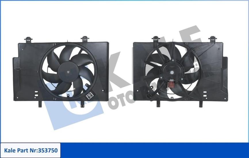 Ford Courier 2014-2018 Fan Motoru Komple +AC KALE 